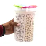 4 Section Storage containers airtight Transparent Food Plastic Storage Container - Image 6