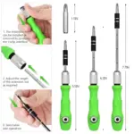 32-in-1 Mini Screwdriver Bits Set with Magnetic Flexible Extension Rod - Image 4