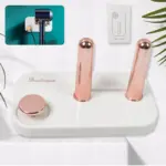 Wall Mount Self-Adhesive Hair Dryer Holder No-Drill Bathroom Hairdryer Hanger (1 Pc) - Image 2