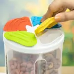 4 Section Storage containers airtight Transparent Food Plastic Storage Container - Image 4