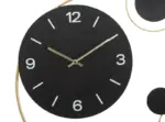 FK Metal Decorative Round Iron Metal Clock for Living Room, Bedroom, Office - Image 5