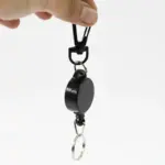 Safety Anti-Lost Retractable Keychain with Steel Wire  Compact & Durable - Image 2