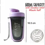Premium Gym Shaker Bottle Ml Approx Leak Proof Protein Shaker With Mixing Ball Bpa Free Sports Water Bottle For Fitness Gym Workout Protein Shake | Reusable, Leakproof, Portable, Dai - Image 6