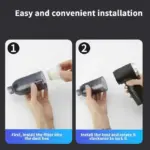 3 in 1 Mini Car Vacuum  Wireless, Rechargeable, Blower & Dust Cleaner for Car, Home & Keyboard - Image 5