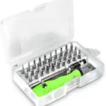 32-in-1 Mini Screwdriver Bits Set with Magnetic Flexible Extension Rod