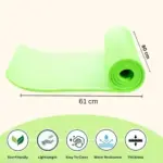 Eco Friendly Non Skid & Surface Sticky Yoga Mat For Home, Gym, Outdoor Workout - Image 3