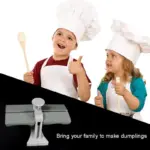 Dumpling Maker Mold,Double Head Dumpling Mold Wrap Two At A One Time,Household Dumpling Maker Mould, Easy-Tool for Making Dumplings ,Dumpling Press Mold Kitchen Accessories - Image 5