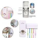 Plastic Automatic Toothpaste Dispenser & Tooth Brush Holder This Unique Automatic Toothpaste Dispenser Is Designed For Your Convenience | Premium, Durable, Compact, Organizer - Image 4