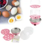 Egg Boiler / Poacher / Cooker / Electric Steamer ( Layer) It Is Time To Make Your Dream Breakfast Meal | Flexible, Easy Release, Kitchen Use - Image 2