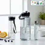 3 in 1 Multipurpose Water Bottle Set 2000 ML 900 ML 500 ML Combo