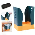 Expandable Trash Can (1 Pc): Plastic, Large Capacity, Kitchen & Bathroom - Image 2
