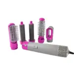 5 in 1 Hot Air Hair Dryer Brush – Multifunctional Styler with Detachable Heads for Drying, Straightening & Curling (1000W). - Image 6