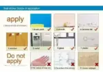 Plouf 35 Butterfly Silver Acrylic Mirror Wall Sticker - Image 4
