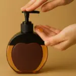 Apple-Shaped Refillable Liquid Soap Dispenser – 350 ML Hand Wash & Lotion Bottle. - Image 3