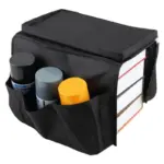 Sofa Arm Rest Hanging Storage Bag, Storage Bag for Sofa Ideal for Sorting Magazines iPad Books (Black) - Image 5