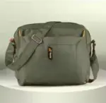 Unisex Crossbody Polyester Sling Bag – Green - Image 5