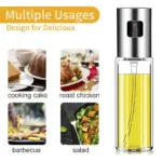 100ml Glass Oil Sprayer Dispenser Refillable Cooking Spray Bottle for Kitchen Use - Image 3