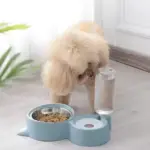2 in 1 Automatic Pet Feeder Bowl with Water Dispenser Bottle and Stainless Steel Food Bowl for Dogs and Cats - Image 2