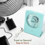 Portable Desk Fan Big Table Fan3 Step Speed Setting Fan Personal Desk Fan Suitable For Office , School & Home Use (Battery Not Include) - Image 6