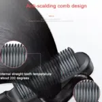 Hair Straightener Brush with Keratin Ceramic Coating Fast Heating, Adjustable Temperature, Anti-Frizz Design - Image 5