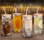 Glass Sipper Cup – Multipurpose Beverage Drinking Glass (Pack of 1) - Image 6