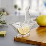 Manual Lemon Slice Squeezer, Portable Transparent Fruit Juicer, Orange Citrus Manual Bird Shape Hand Juicer for Orange Lemon Lime,for Kitchen (Color Box) - Image 4