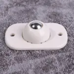 4 Pcs Self Adhesive Mini Swivel Caster Wheels 360° Universal Rotating Furniture Wheels for Storage Boxes Trash Bins and Small Appliances