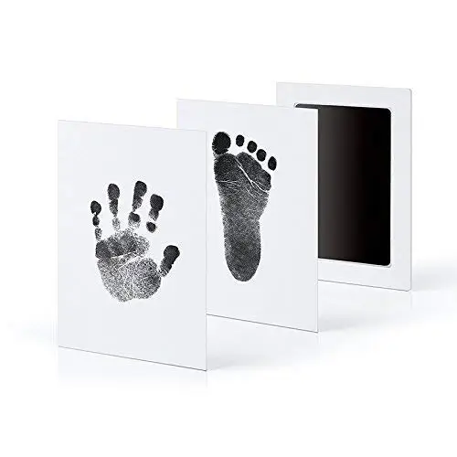 iQrUqveeO3Lmn291pE9K57JXqPCLS5EGP21ysOCg.webp Inkless Hand and Footprint Kit Ink Pad for Baby Hand and Footprints Dog Paw Print Kit Dog Nose Print Kit Baby Footprint Kit Clean Touch Baby Foot Printing Kit Handprint Kit (Black-Pack of-1) - Image 1