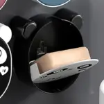 Plastic cute panda soap box wall mounted flip-top drain soap case | no drilling, waterproof - Durable Plastic - Image 6