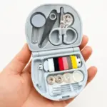 Mini Travel Sewing Kit for Beginners with Threads & Scissors - Image 2