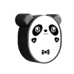 Plastic cute panda soap box wall mounted flip-top drain soap case | no drilling, waterproof - Durable Plastic