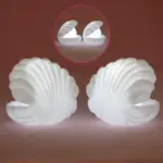 Pearl Shell Night Lamp Decorate Desk Lights Nursery Toy Lamp Led Pearl Shell Night Lights For Bedroom & Home
