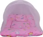 Pink Cotton Mosquito Net for Newborns - Image 5