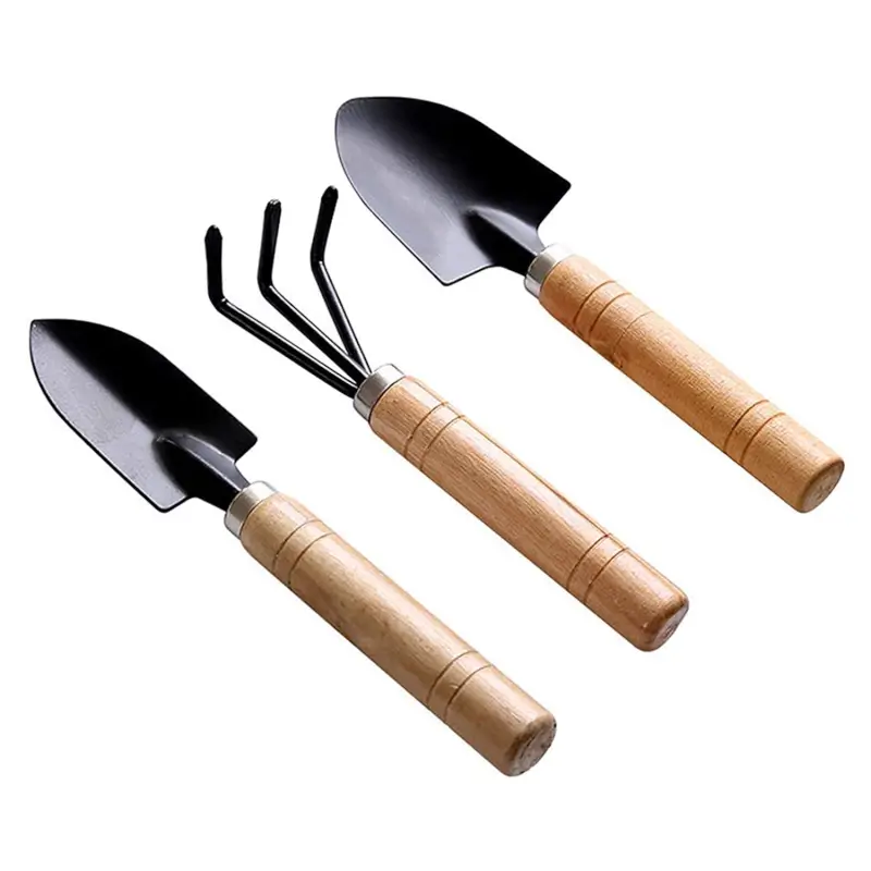 kEa0rJNwYkmxCUXxLKTY5bAOPex1UCgzmlyOULvW.webp 3-Piece Small Garden Tool Set Hand Cultivator, Trowel & Fork - Image 1