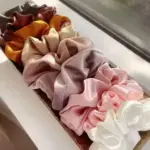 (Pack of 24) Premium Silk Satin Scrunchies - Image 2
