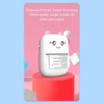 Pocket Mini Printer, Mobile Phone Bluetooth Connection Wireless Mini Thermal Printer with Android or iOS APP for Pictures, Portable Smart Printer,Contains 1 Rolls Thermal Paper - Image 3