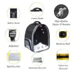 Pet Carrier Backpack for Cats and Small Dogs - Image 6