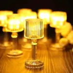 Portable Crystal LED Table Lamp Elegant Decorative Light - Image 2