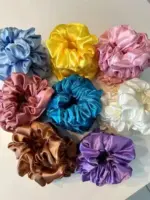 (Pack of 24) Premium Silk Satin Scrunchies - Image 6