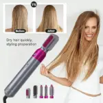 5 in 1 Hot Air Hair Dryer Brush – Multifunctional Styler with Detachable Heads for Drying, Straightening & Curling (1000W). - Image 4