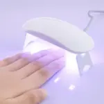 Mini Portable UV LED Nail Lamp USB Powered Gel Nail Polish Curing Dryer with Foldable Stand - Image 5