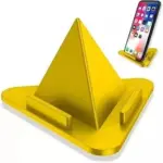 Krifton Three-Sided Pyramid Shape Mobile Stand, Desktop/Table Mobile Holder Stand - Anti Slip, Multi Angle Mobile Stand (Pack Of 5) - Image 2