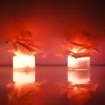 Set of 2 Rose Flower Shaped LED Tealight Candles – Flameless Decorative Lights for Romantic Ambiance, Festivals, Parties, Weddings & Home Décor - Image 3