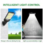 High-Power Solar LED Street Light with Motion Sensor & Remote Control - Image 2