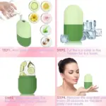BEAUTY ICE ROLLER FOR FACE MASSAGER & EYE REUSABLE FACE ROLLERS FACIAL ROLLER ( Loose ) - Image 3