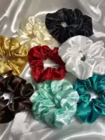 (Pack of 24) Premium Silk Satin Scrunchies - Image 3