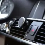 Universal Magnetic Car Mobile Holder with 360° Rotation for Dashboard & Air Vent - Image 3