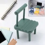 Mobile Phone Holder, Mini Chair Cell Phone Stand, Portable Smartphone Dock, Cellphone Holder for Desktop Design Compatible with All Mobile Phones (1 Pc) - Image 2