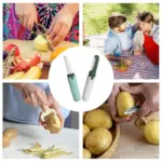2-in-1 Multifunctional Peeler & Fruit Knife - Image 4