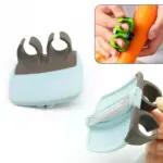 Hand Palm Peeler Fruit Hand Vegetable Peeler Potato with Rubber Finger Grip Kitchen Cooking Tool Cucumber - Image 2